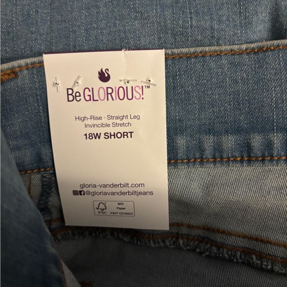 Gloria Vanderbilt Classic Blue Women's Jeans - Picture 5 of 7